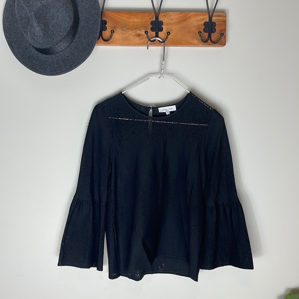 Waverly Grey > Black Blouse Small